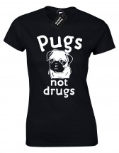 pugs not drugs t shirt