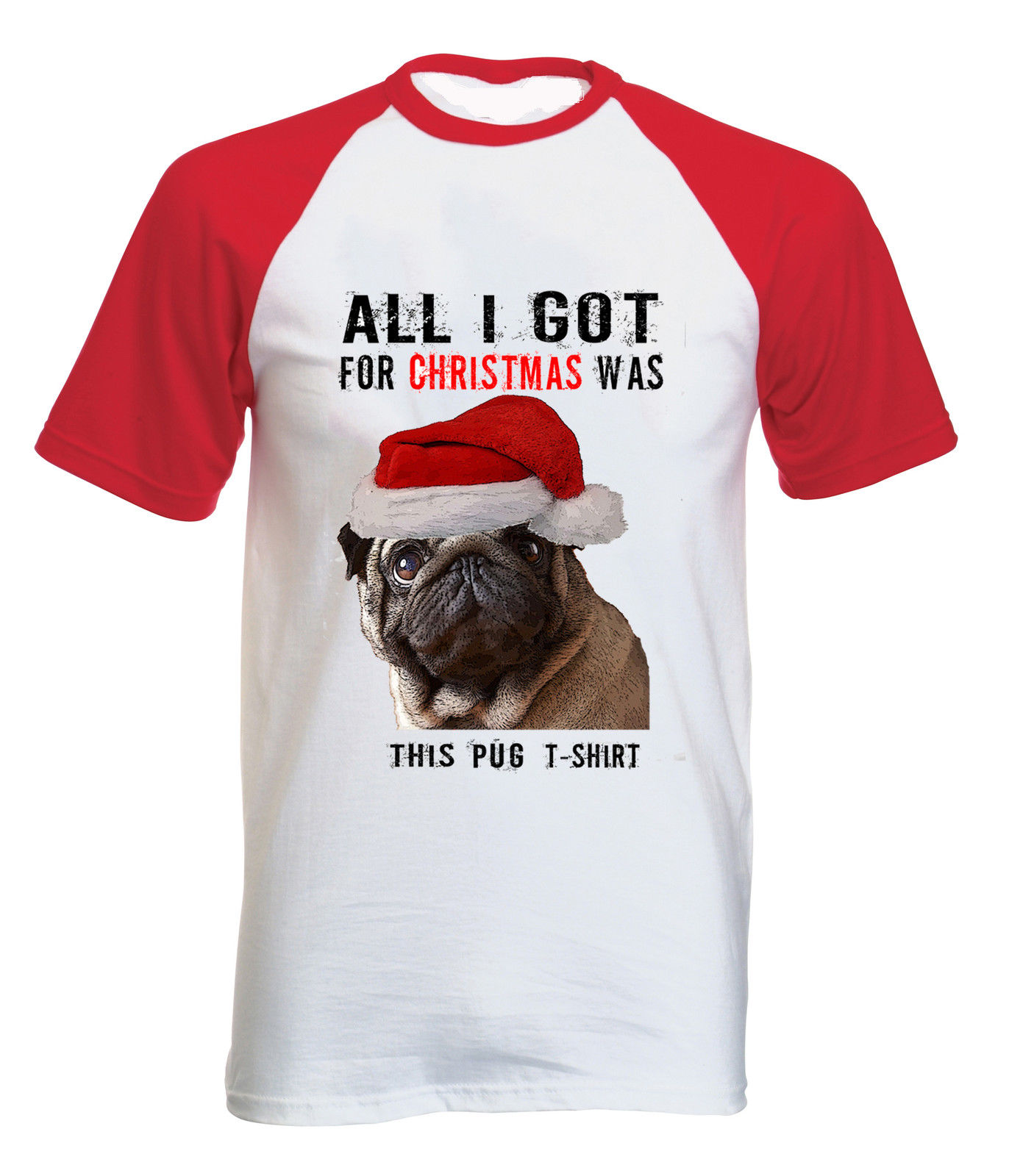 pug christmas tree shirt