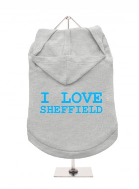 I Love Sheffield Unisex Hoodie (Available in 3 colours )