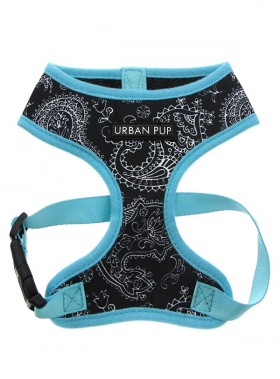 Urban Pup Black Paisley Harness