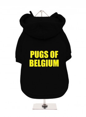 Pugs Of Belgium Fleece Lined Hoodie