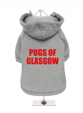 Pugs Of Glasgow  Fleece Lined Hoodie (Available in 5 colours)