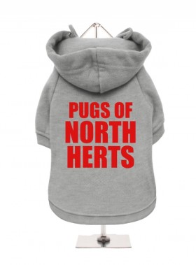 Pugs Of North Herts Fleece Lined Hoodie (Available in 4 colours)