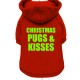 CHRISTMAS PUGS & KISSES RED