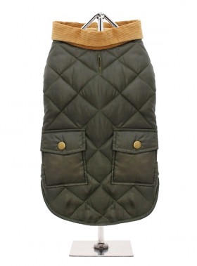 Forest Green Quilted Unisex Coat