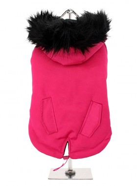 Hot Pink Parka Coat