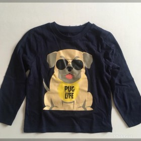 Baby/Kids Long Sleeved Pug Life T Shirt